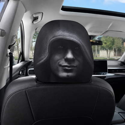 Ghost Face Headrest Covers | Universal Fit | Skin Freindly