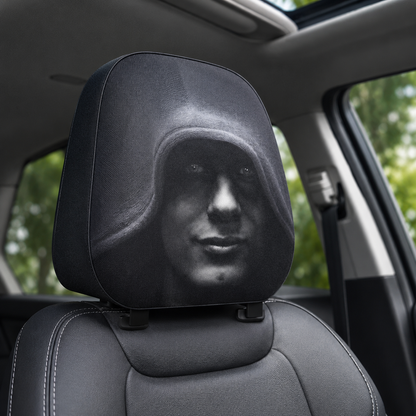 Ghost Face Headrest Covers | Universal Fit | Skin Freindly