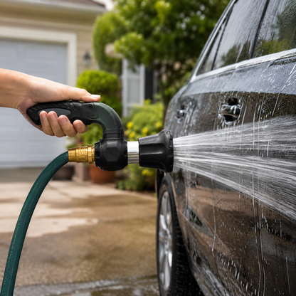 Mighty Power Hose Blaster Nozzle Lawn Garden Car Washing